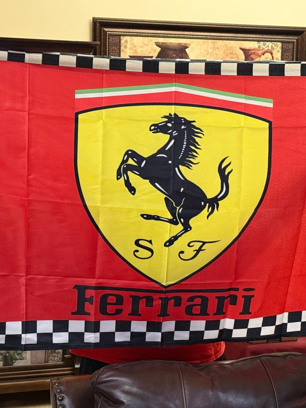 Ferrari Team Racing Flag - Picture 2 of 3